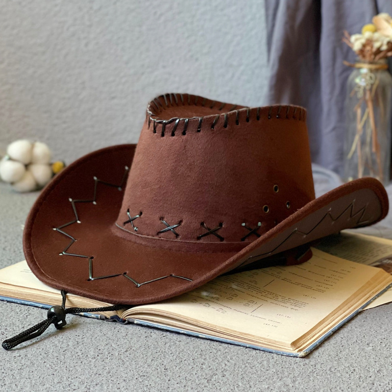 Cappello da cowboy donna a tesa larga per protezione sole_voghion.com