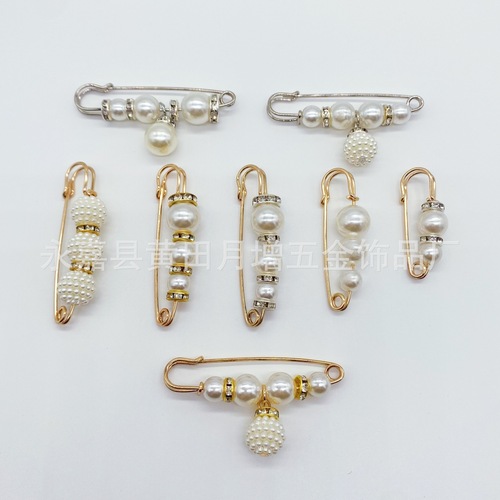 Waist-tightening pin accessories, fixed waistline, small artifact, anti-exposure brooch, women's trousers waist-tightening buckle pin