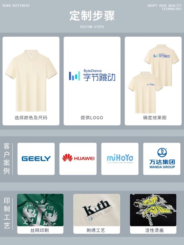 コーマ長繊維綿ポロシャツカスタマイズされた作業服夏の吸汗性通気性 Tシャツ企業作業服文化シャツ印刷|undefined
