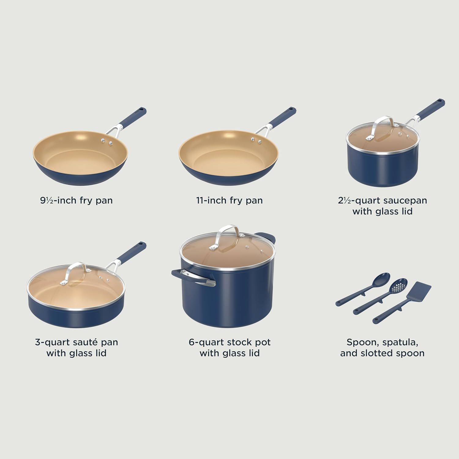 Set pot juego de wok antiadherente de cerámica para comercio exterior transfronterizo