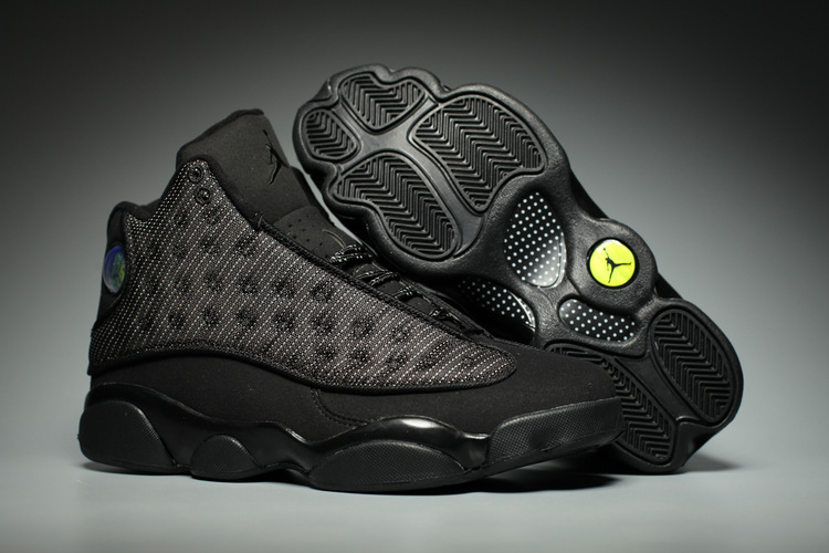 Fábrica de zapatos Putian transfronterizos de alta calidad AJ13 todas las estrellas de platino oro espejo negro pantera Joe13 zapatos de baloncesto para hombres y mujeres
