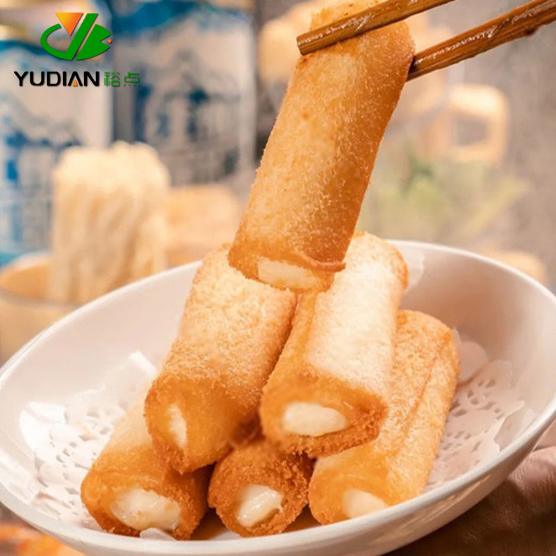 脆奶卷 炸鮮奶雙皮奶 順德特產廣式早茶點心批髮油炸半成品小吃