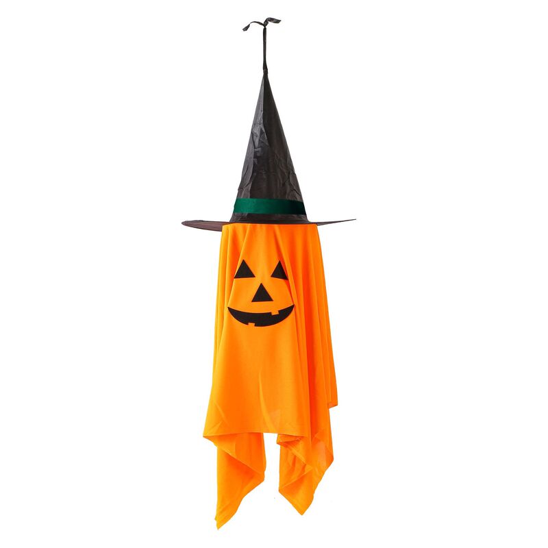 かわいい装飾カボチャチャーム愛らしい小さな吊り下げゴースト装飾ハロウィン小道具ハロウィンウィザードハット会場装飾|undefined
