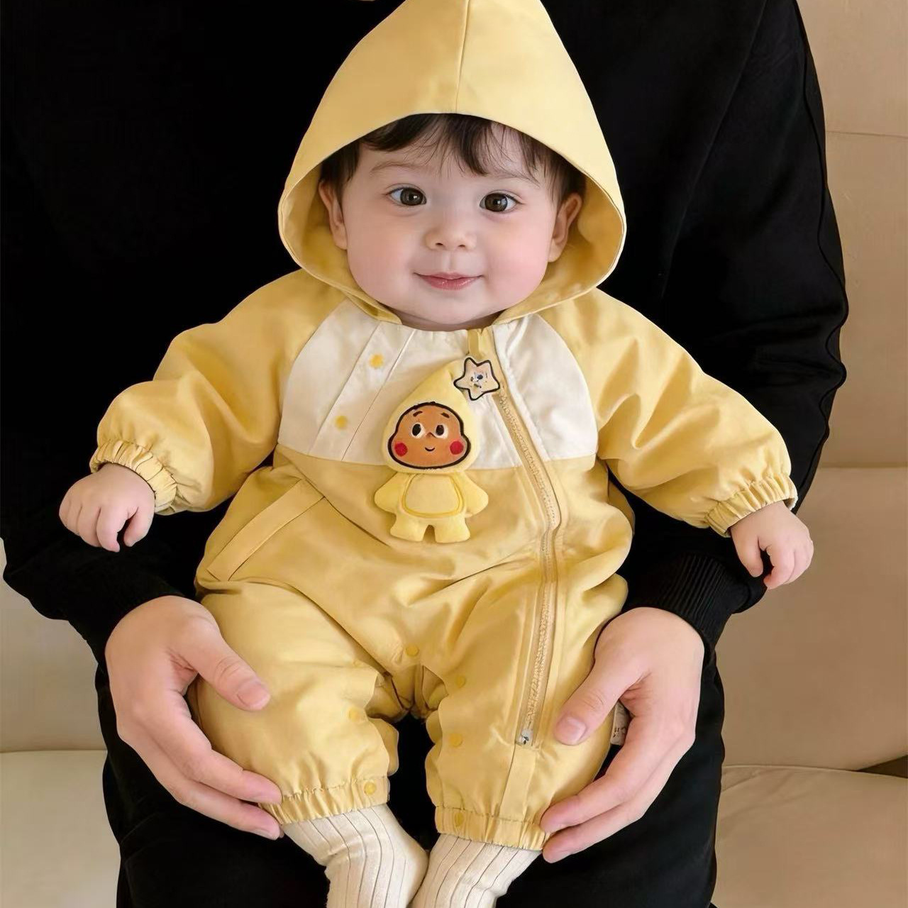 Children's cartoon long-sleeve for new born, suitable for spring and autumn