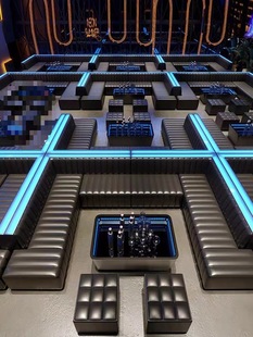 Ktv Bar Luminous Sofa Corner Booth Karaoke Club Lounge Nightclub Coffee Table Set