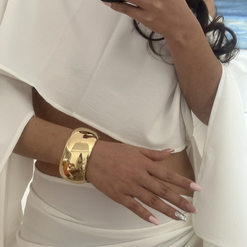 High-End Bracelet Electroplating Cross-Border Bracelet European and American Women's Niche Glossy Open Geometric Exaggerated Ins Bracelet Jewelry High-End Bracelet Electroplating Cross-Border Bracelet European and American Women's Niche Glossy Open Geometric Exaggerated Ins Bracelet Jewelry