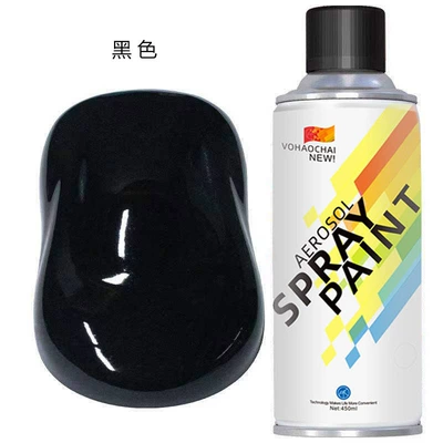 AA self-painting metal anti-rust Avtomobil boya qələmləri - self-spray-paint-450ml-gross-weight-250g-self-painting-black