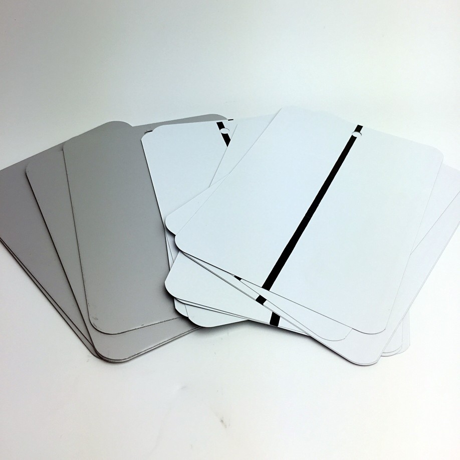 汽车油漆调色试色板调漆工具喷漆对比样板颜色对照板调漆样板