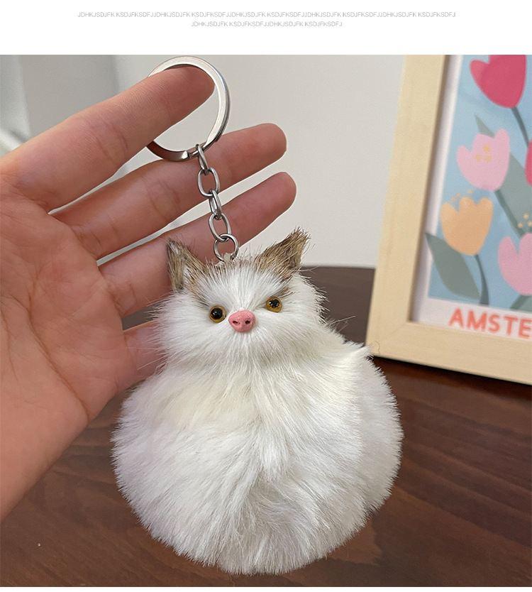 Estilo Coreano Aleación Gato Unisexo Colgante De Bolsa Llaveros display picture 6