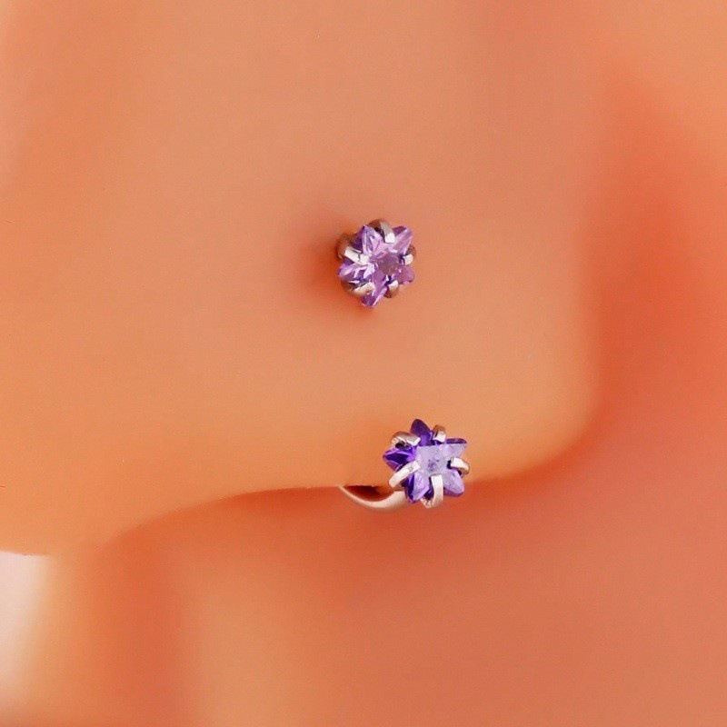 Europäischer und amerikanischer grenzüberschreitender Bestseller: Edelstahl-Nasenstecker aus Titanstahl – Körperschmuck_voghion.com