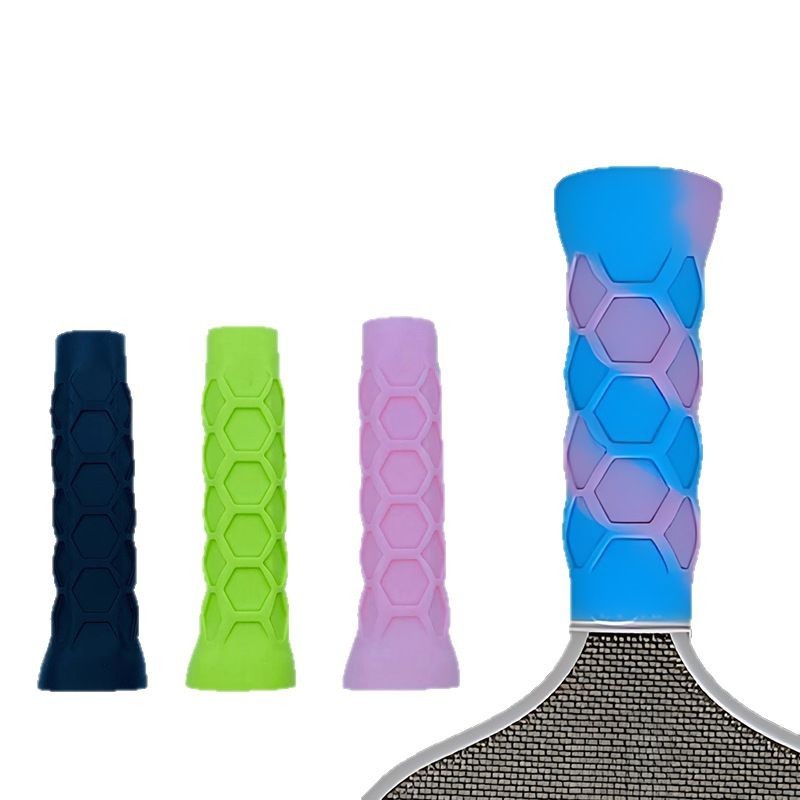ピクセルラケットのハンドルセットピクセルラケットの取っ手のシリコンゴムの輪の減震カバーのpickleballシリカゲルの取っ手セット|undefined