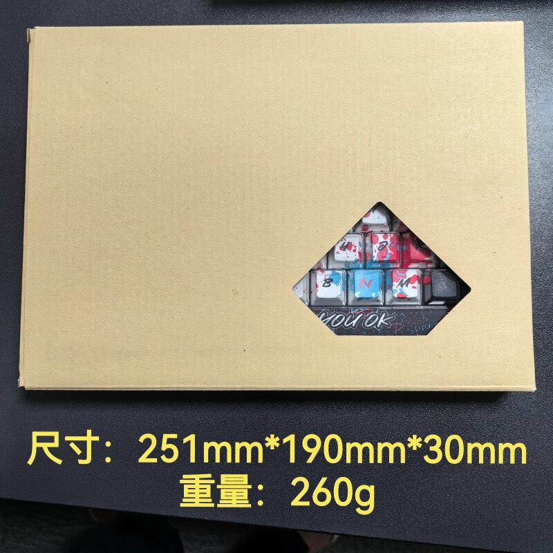 PBT材质原厂高度涂鸦跨境亚马逊热升华红绿全套通用机械键盘键帽|undefined