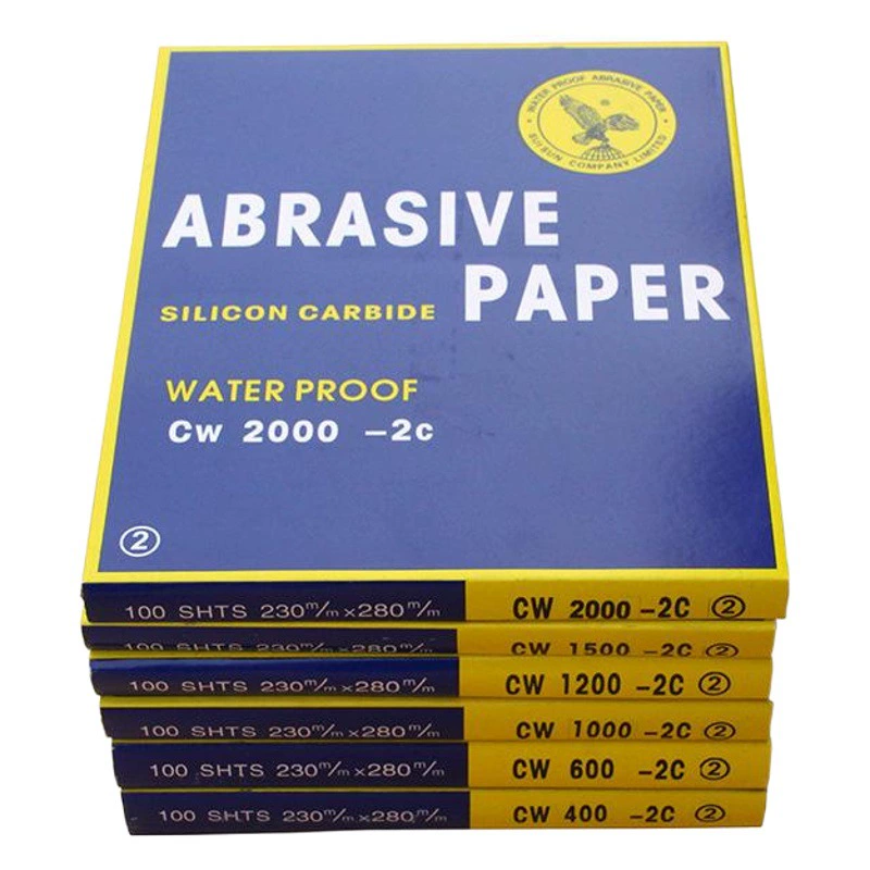 Водостойкая наждачная бумага марки Eagle для полировки автомобилей из карбида кремния для полировки водной наждачной бумагой 60 #-2000 # песок