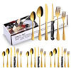 Tableware stainless steel, set, suitable for import, USA, 24 pieces