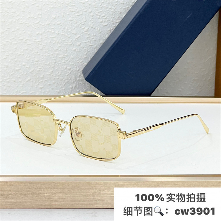 跨境新品小红书同款时尚太阳镜男女中性风个性墨镜简约金属z2744|undefined