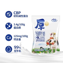 新疆厚牛奶200g*12袋CBP初乳碱性蛋白高钙营养早餐牛奶