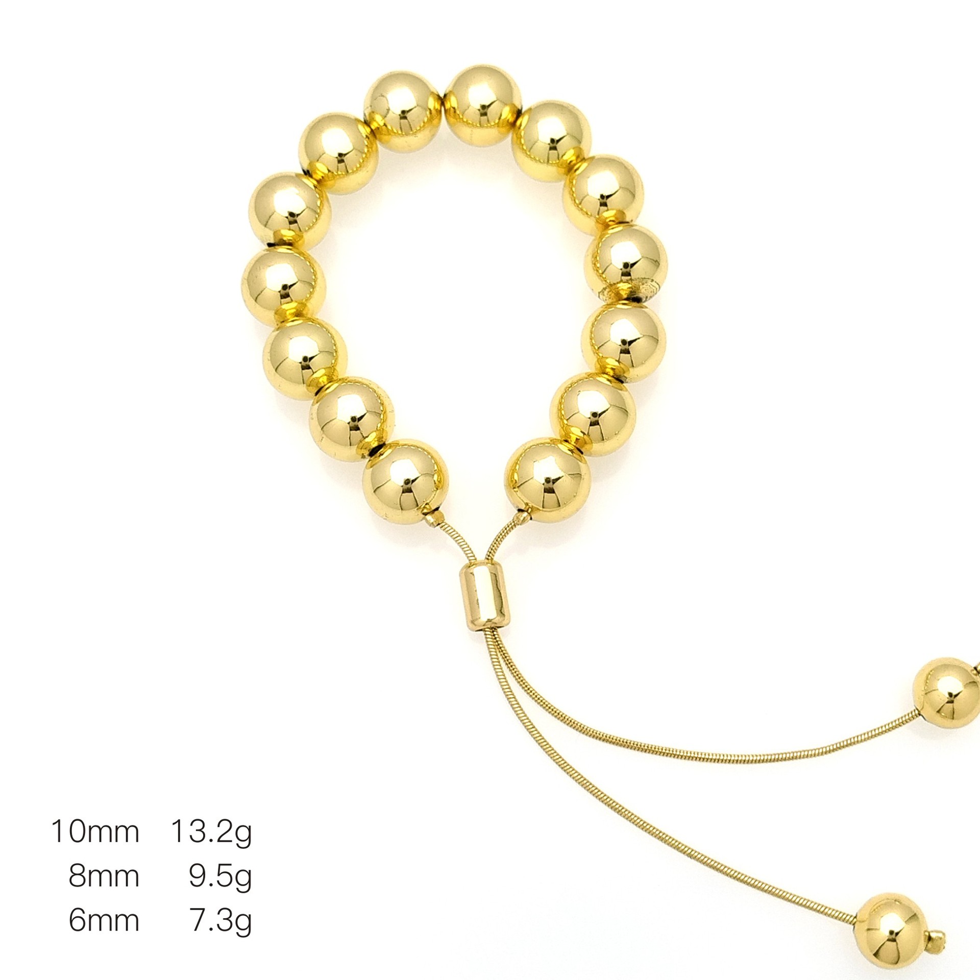 20g Weight Bracelets Classification 1 Piece Quantity Holiday, Daily Occasion Imitation Pearl, Brass Material Round Pattern Women's Gender Beaded Design Simple Style, Classic Style Style Simple Style Classic Style Round Imitation Pearl Brass Wholesale Bracelets 5