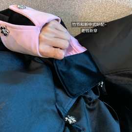 121406简约圆冰竹节戒指小众高级感首饰轻奢百搭金色女生日礼物