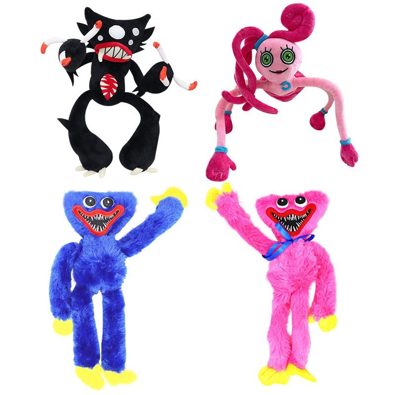 波比妈妈玩具波比的玩具工厂大蓝猫玩偶长腿妈咪黑蜘蛛毛绒娃娃