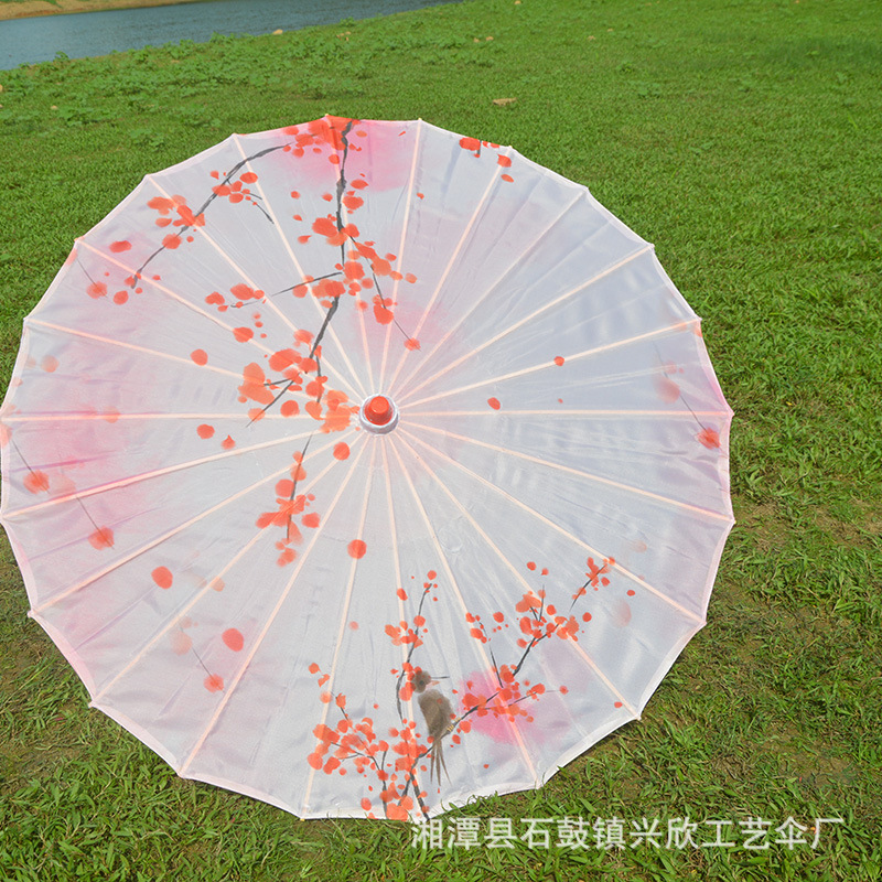 Paraguas de papel engrasado impermeable paraguas artesanal para niños paraguas decorativo antiguo accesorios de fotografía al aire libre impresión paraguas de baile al por mayor
