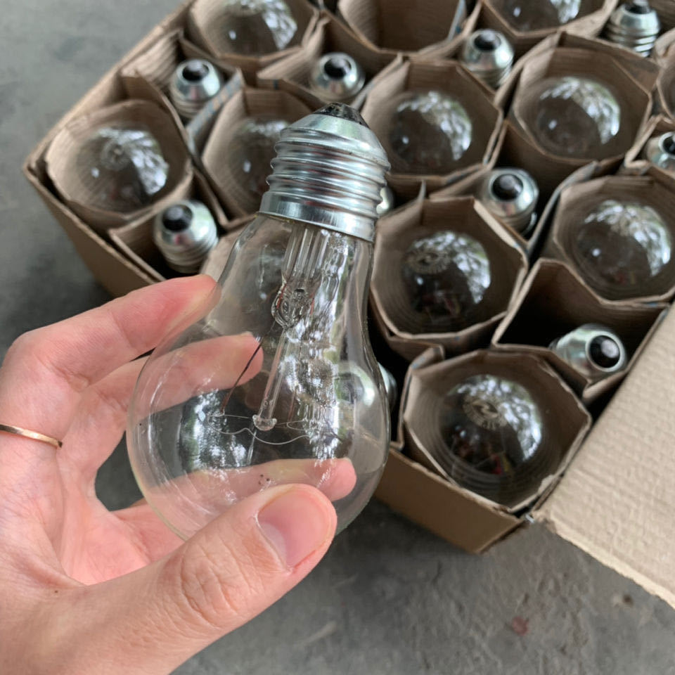 household Bulb old-fashioned Incandescent Tungsten E27 Screw ordinary bulb 25W40w60w100W200w Bubble