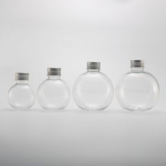 50ml 100ml 200ml 280ml透明petプラスチックボールボトル電球ボトルクリスマス装飾ボトル