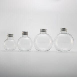 50ml 100ml 200ml 280ml clear pet plastic ball bottle bulb bottle Christmas decoration bottle