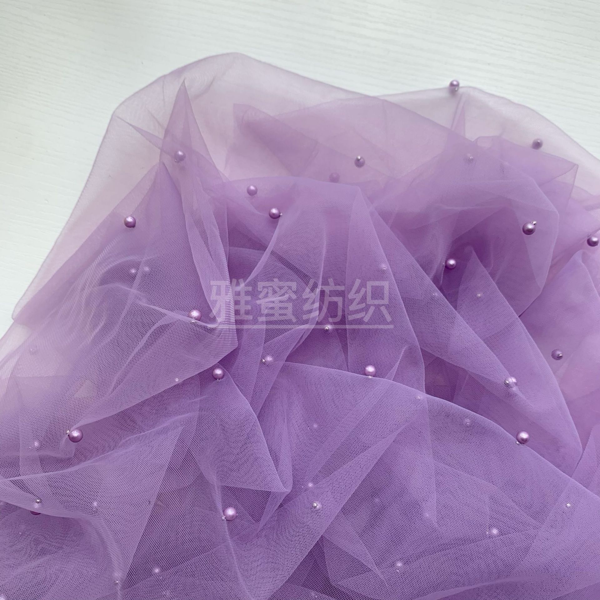Malla ins rombo malla americana tela de cuentas malla perla tridimensional Hanfu Lolita tela de Mantel
