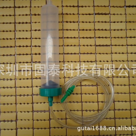 国产100毫升透明点胶针筒，100ml点胶针筒+活塞+适配器（3件套）