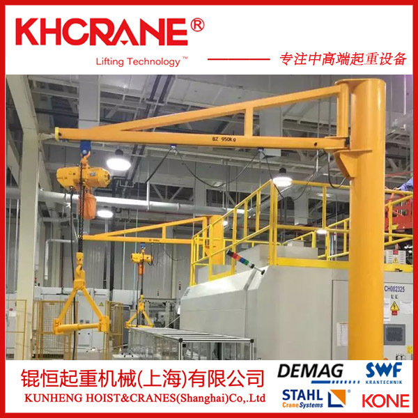 立柱式定柱式移动式悬臂吊起重机 单臂吊墙壁吊手动电动旋臂吊机