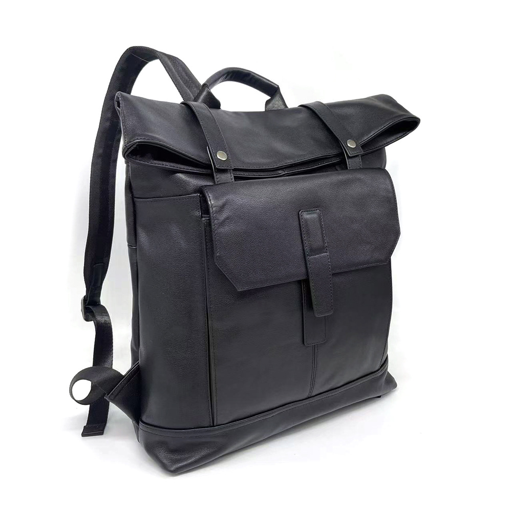 Leather Men's Backpack, Business Computer Bag, Cowhide Sports Travel Backpack_voghion.com