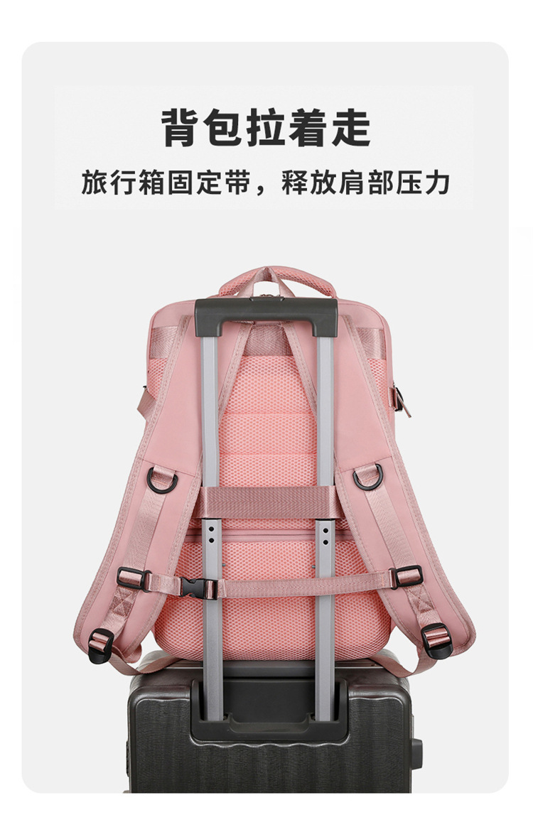 Cross-border wholesale casual business backpacks for men and women, high-end multi-functional computer bags, fashionable and simple travel backpacks undefined
