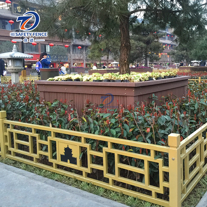 众达庭院公园围墙护栏 pvc变电站防护栏 塑钢护栏 量大从优