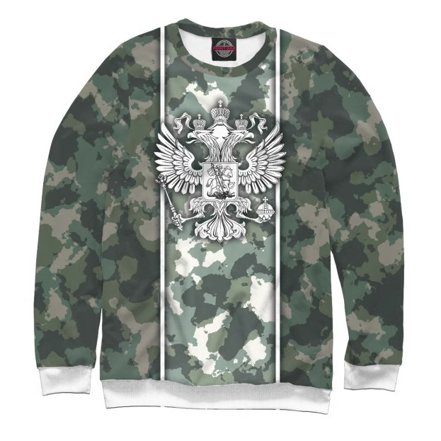 Suéter de cuello redondo con punta suelta de manga larga para hombres y mujeres, venta caliente transfronteriza rusa camuflaje fuerza aérea impresión digital 3D