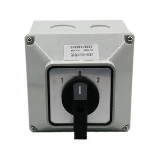 LW26-63A universal transfer switch box LW28 with shell dual power supply switching forward and reverse three gears and two sections