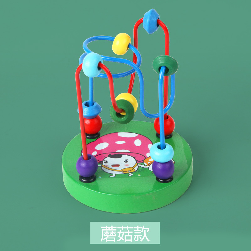 儿童玩具智力小绕珠串珠早教益智婴儿颜色认知幼儿园宝宝教具批发|undefined