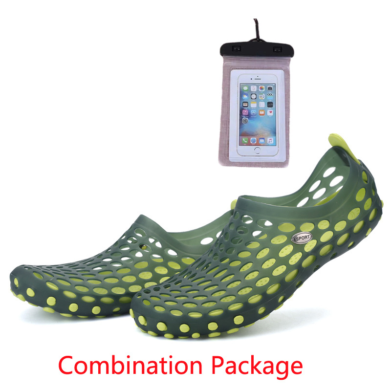 Summer Couple's Two-Tone Garden Clogs for Men and Women Wholesale Fashion Bird's Nest Style Beach Casual Sandals for Men and Women