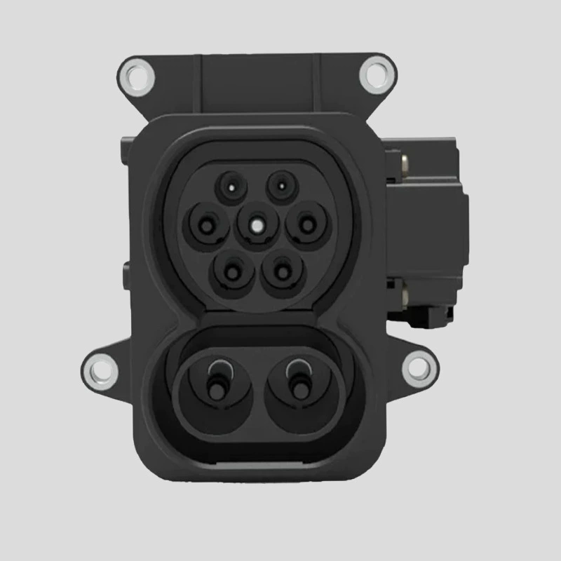 Розетка постоянного тока европейского стандарта CCS2, розетка для зарядки автомобиля, 250 А, сильноточная розетка для быстрой зарядки автомобиля, жидкостное охлаждение, 500 А