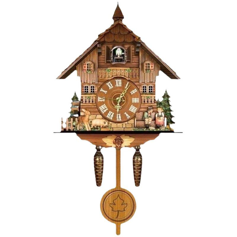 Cuco reloj de pared alarma horario alarma sala de estar hogar productos de venta caliente colgar pared