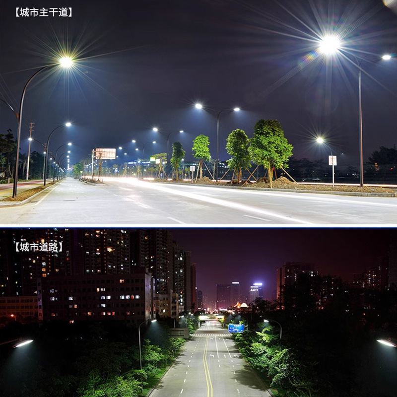新款LED户外新农村太阳能双臂路灯 6米超亮高杆双头单臂市电路灯|undefined