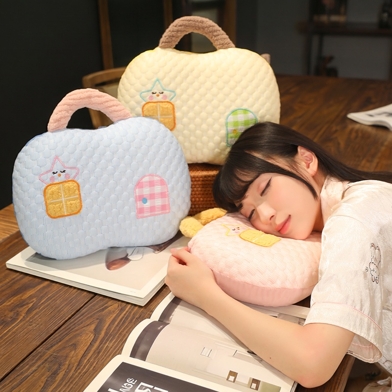 Almohada de Espuma Viscoelástica para Siesta de Espuma Viscoelástica, para Oficina y Dormitorio
