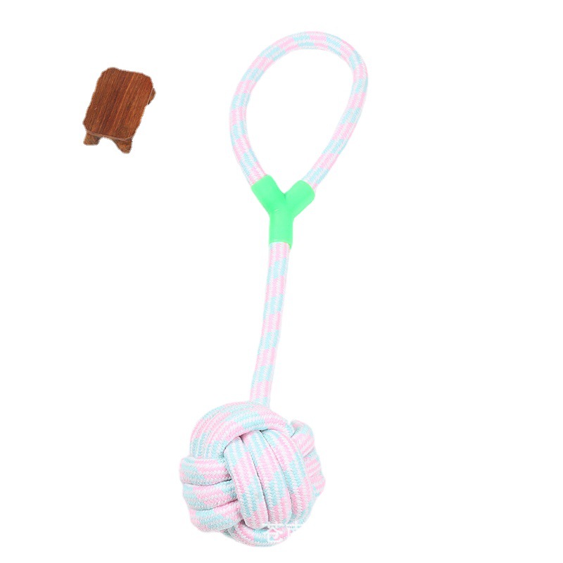 Nuevo Juguete para perro molar resistente a la mordedura cuerda nudo Golden Retriever perro mediano y grande que alivia el juguete tapado suministros para Mascotas Fábrica al por mayor