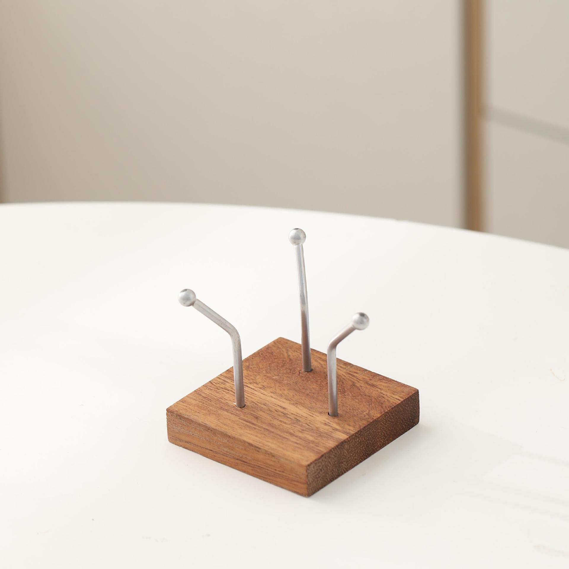 Tableta de té de madera sólida Pu 'er Tableta de té blanco Tableta de exhibición de base multifuncional Teléfono móvil Jade decoración de base