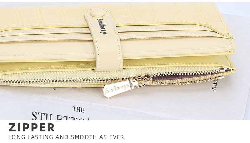 Women's Long Wallet Crocodile Pattern Phone Case For Women_voghion.com
