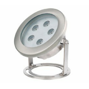 LED Outdoor All Stainless Steel Underwater Light with Adjustable Angle, High Brightness, Floating Underwater Light, Park Square Fountain Lighting