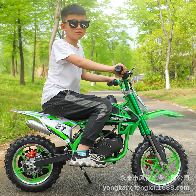 Mini Moto Todoterreno Infantil de Hierro y Plástico con Transmisión Automática para Niños Mayores de 12 Años