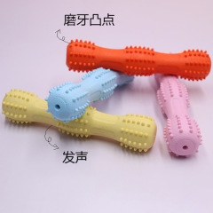 Amazon New TPR Rubber Sound Stick Pet Supplies Durable Chewable Training Interactive Biting Toy Wholesale