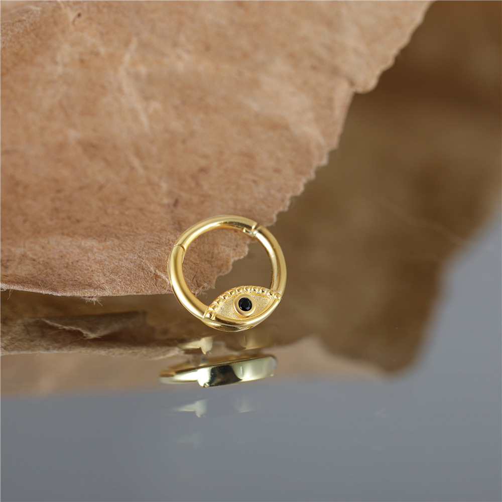 Fashion Devilu0027S Eye Sterling Silver Nose Ring 1 Piece