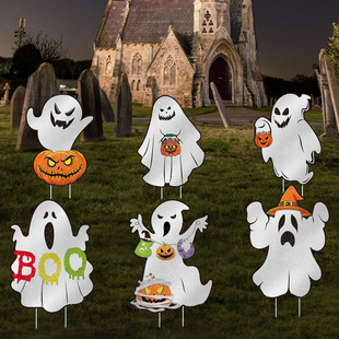 Cross-Border Halloween Ground Inserts, Customized Atmosphere Decorative Signs, Lawn and Courtyard Inserts, Amazon Hot Products