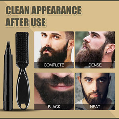 Cross-border men's beard filling pen, sideburns beard shaping filling pen, waterproof mustache brush, men's beard pen